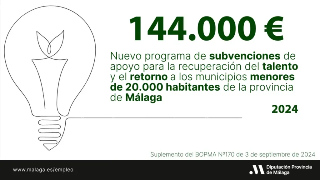 La Diputación pone en marcha una nueva línea de ayudas para fomentar el retorno de emprendedores y empresas a los pueblos más pequeños